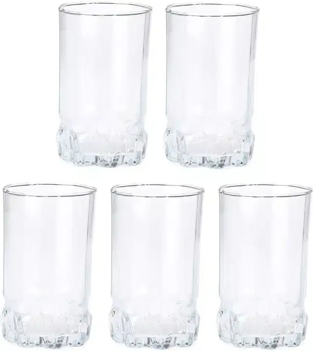 Liquor cum Cocktail Glasses, Transparent, 300 ml, Pack of 5