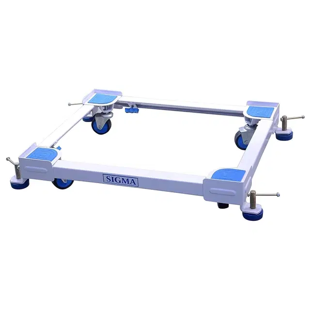 Iron Trolley For Fridge & Cooler , (White)