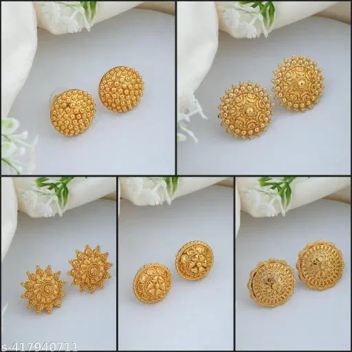 Latest Design Earrings/Studs/Bali Combo For Women'S/Girls