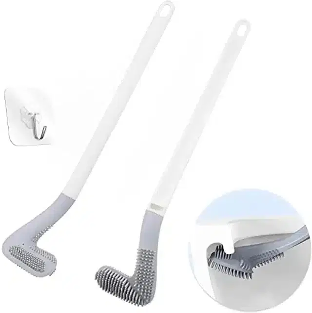 Silicone Flexible Golf Shaped Toilet Brush, Multicolor