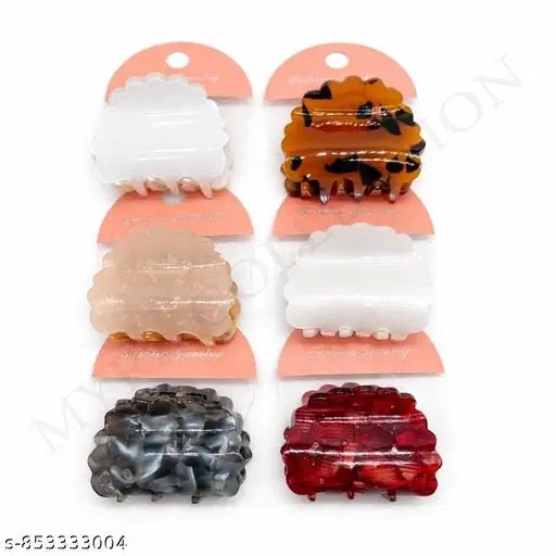 Hair Pins for Women (Multicolor), Pack of 6