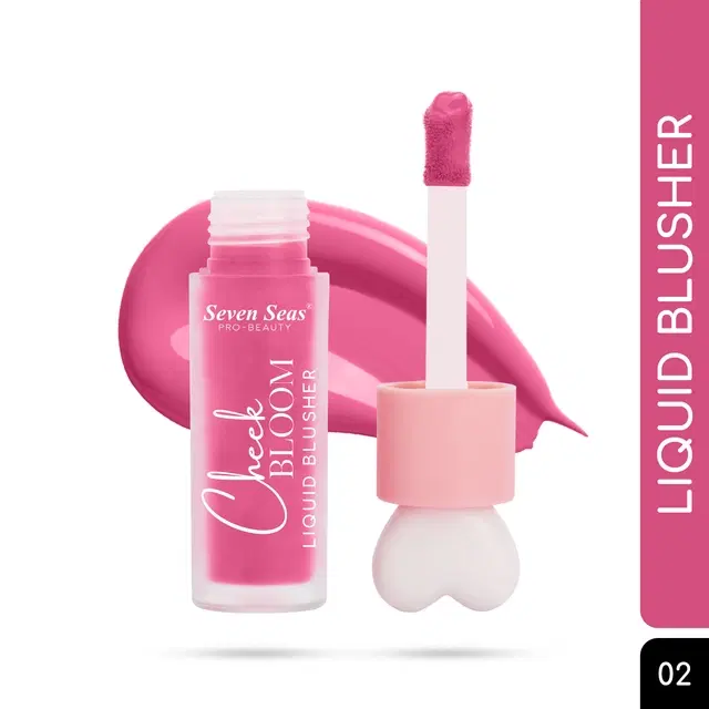 Seven Seas Cheek Bloom Liquid Blusher, Chic Pink