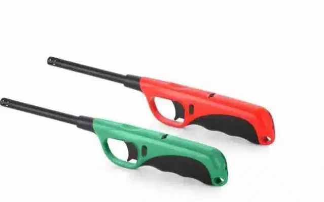 Stainless Steel Refillable Gas Lighter, Assorted, Pack of 2