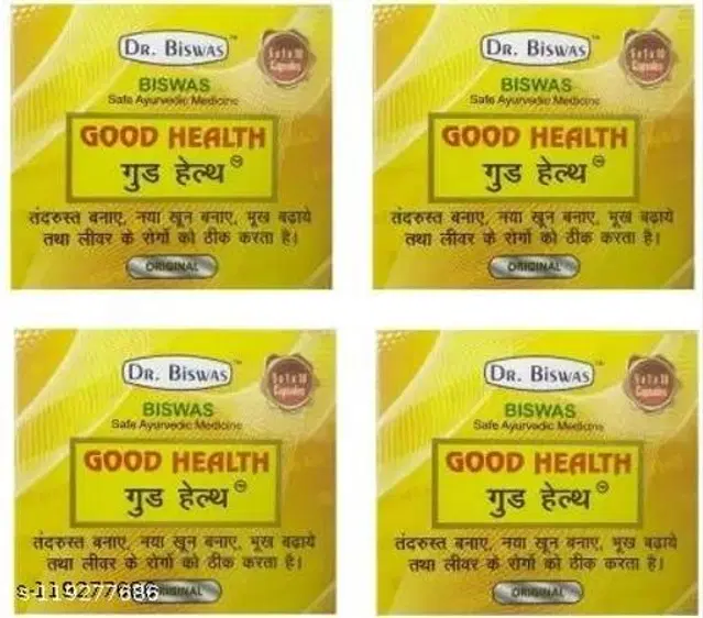 Dr. Biswas Good Health New Blister Packing, Pack Of 4