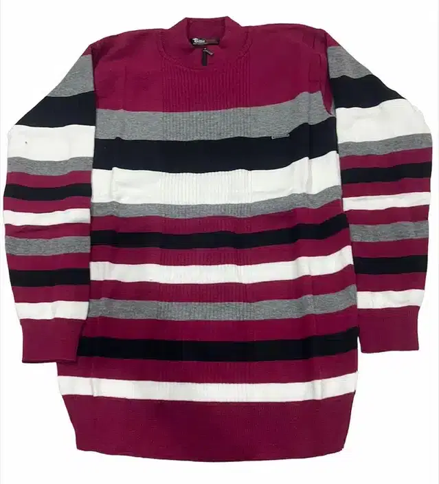 Men's Full Sleeve Sweater (Pink, L) (S26)