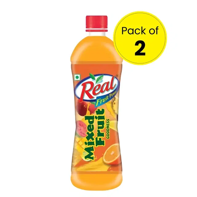 Real Fruit Power Mixed Fruit Juice 2X250 ml (Pet Bottle) (Pack of 2)
