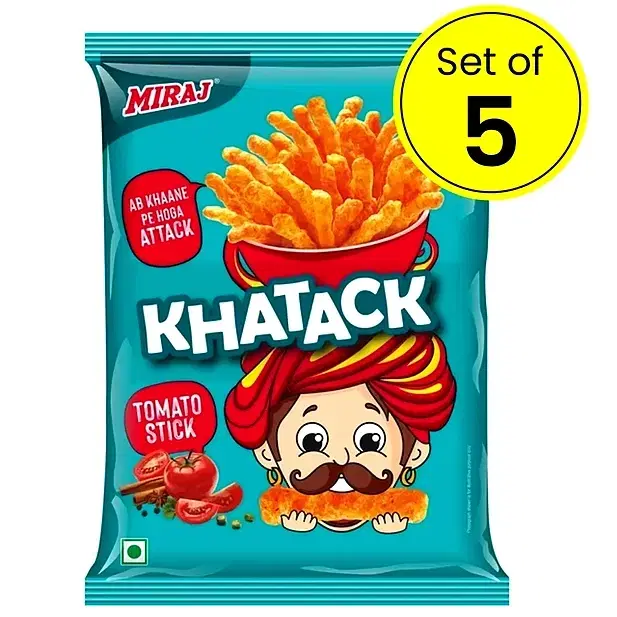 Miraj Khatack Tomato Stick 5X75 g (Pack Of 5)