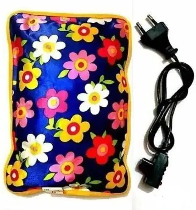 Electric Hot Water Bag for Pain Relief, Multicolor