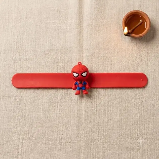 Kids Slap Band Spiderman Rakhi