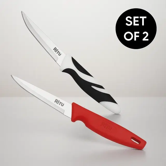 Silver Shark Stainless Steel Chef Knife Set of 2 (240ml + 270mm)
