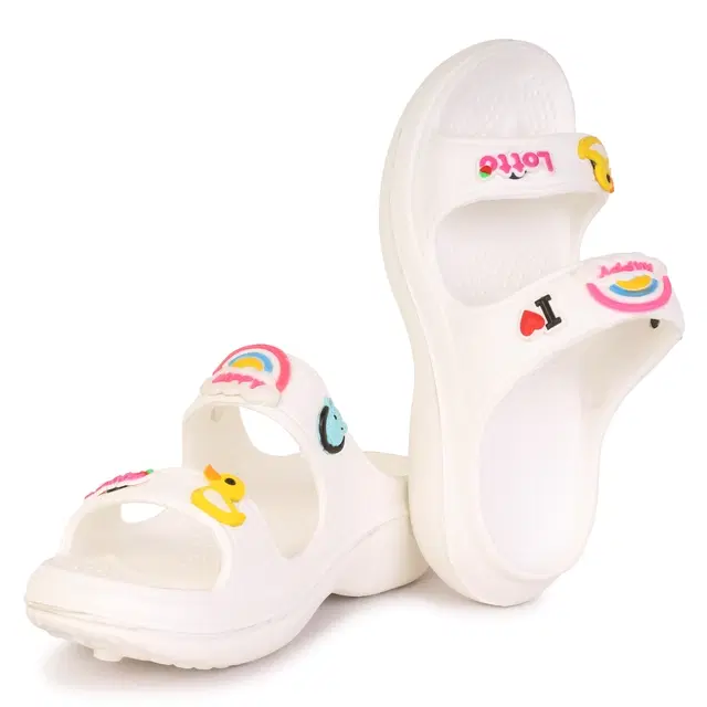 Sliders for Women (White, 6)