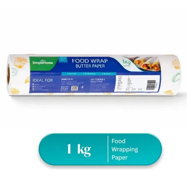 SimpleHome Basic Food Wrapping Paper 1Kg [Gross]