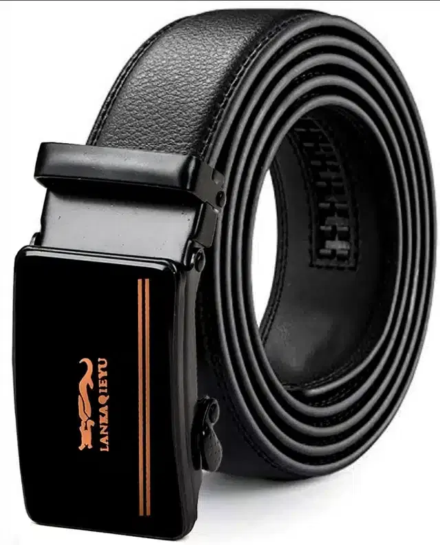 Leather Belt for Men (Black)