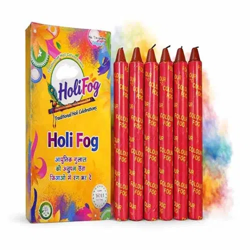 Pack Of 5 Colour Fog Holi Color Powder (Multicolor, 100 G)