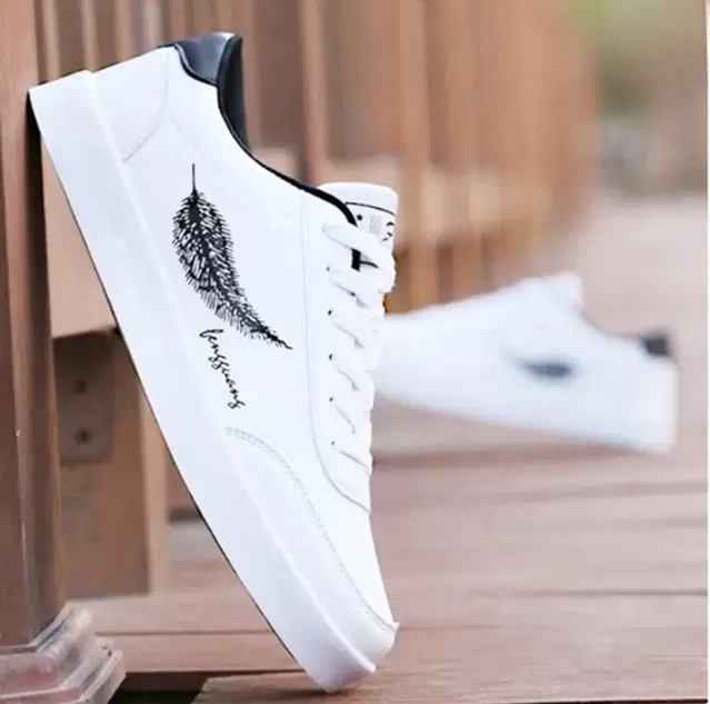 Casual Shoes for Men (White, 10)