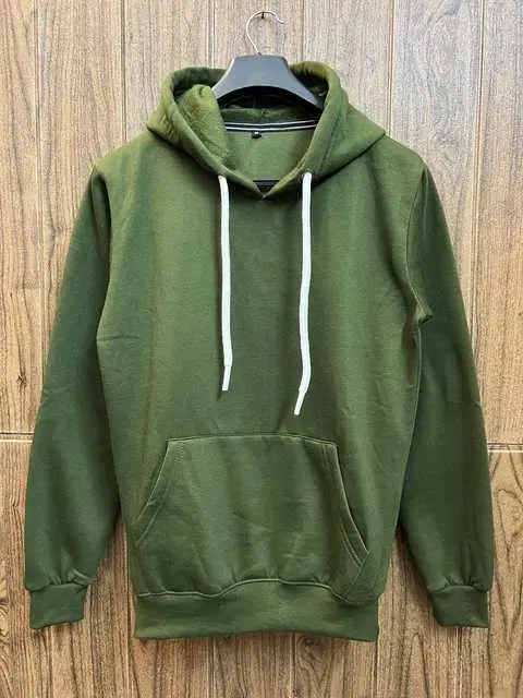 Soft Unisex Hoodies (Green, M) (PS-2)