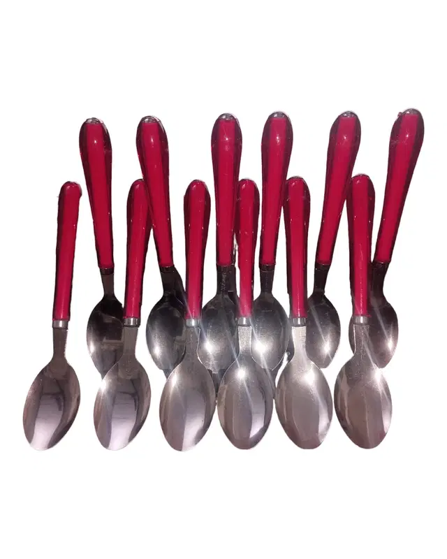 Stainless Steel Spoons Set, Multicolor, Pack of 6