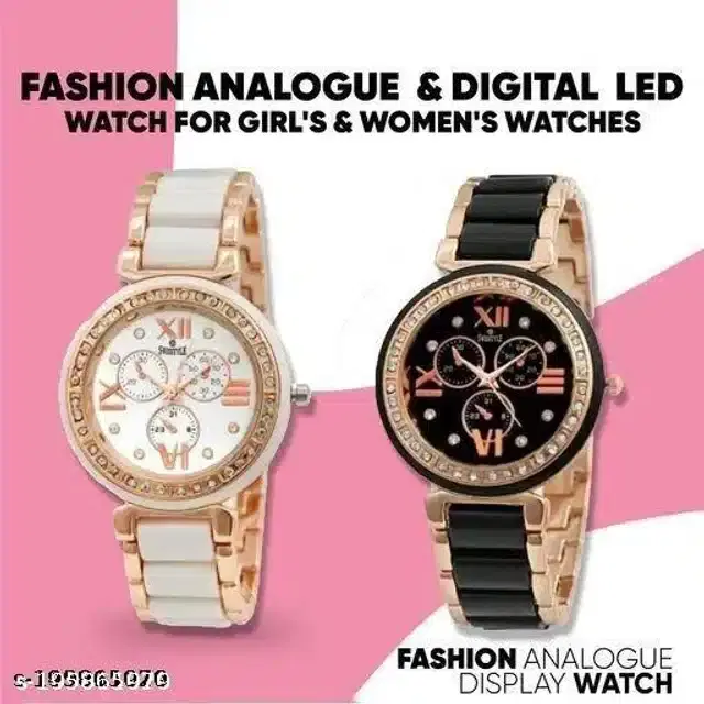 Analog Watch for Women (Multicolor)
