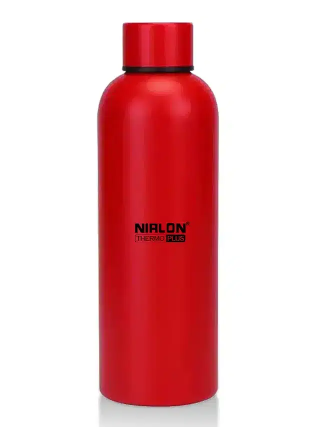 Stainless Steel Insulated Water Bottle, Red, 500 ml