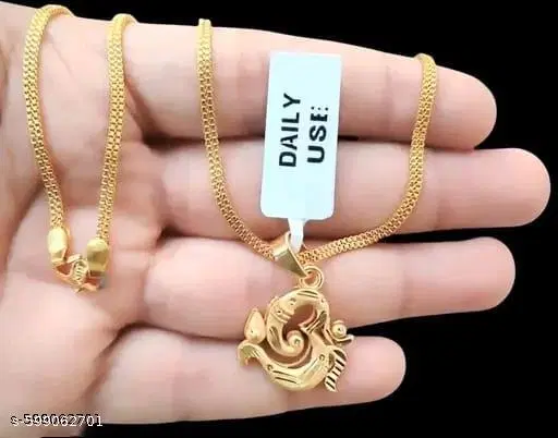 Pendant with Chain for Women (Gold)