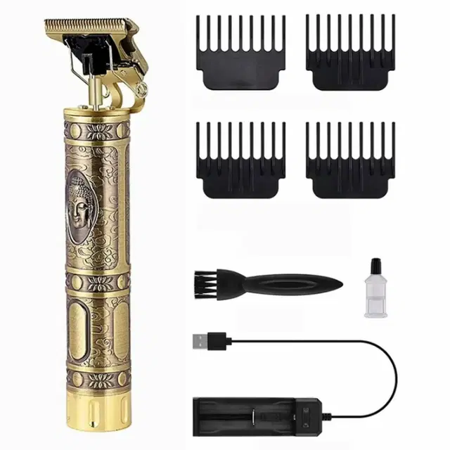 Stainless Steel Trimmer for Men & Women, Gold