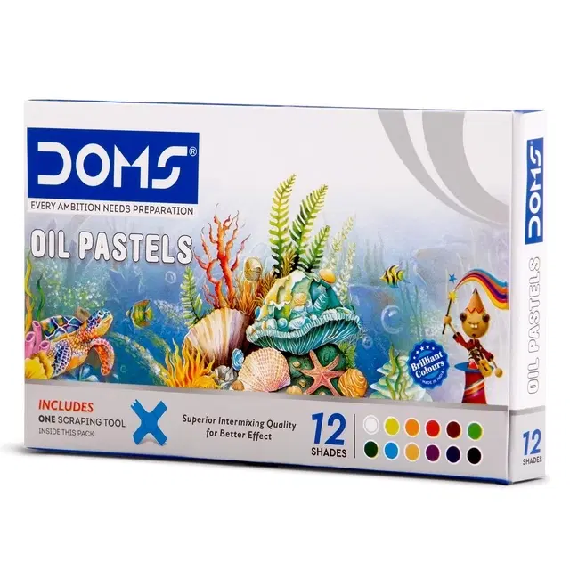 Doms 12 Shades Superior Oil Pastel [Multicolor]