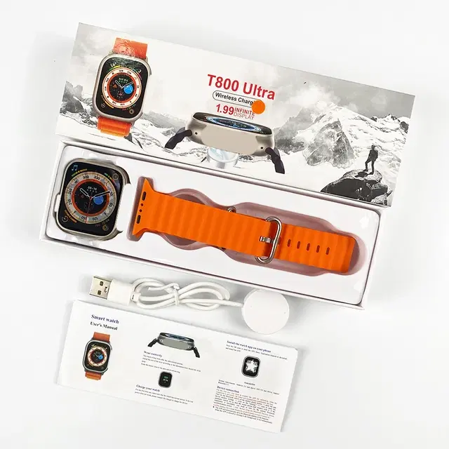 Silicone Strap S8 Ultra Smart Watch, Orange