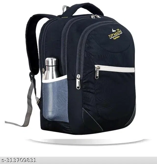 Polyester Backpack for Kids, Black, 35 L