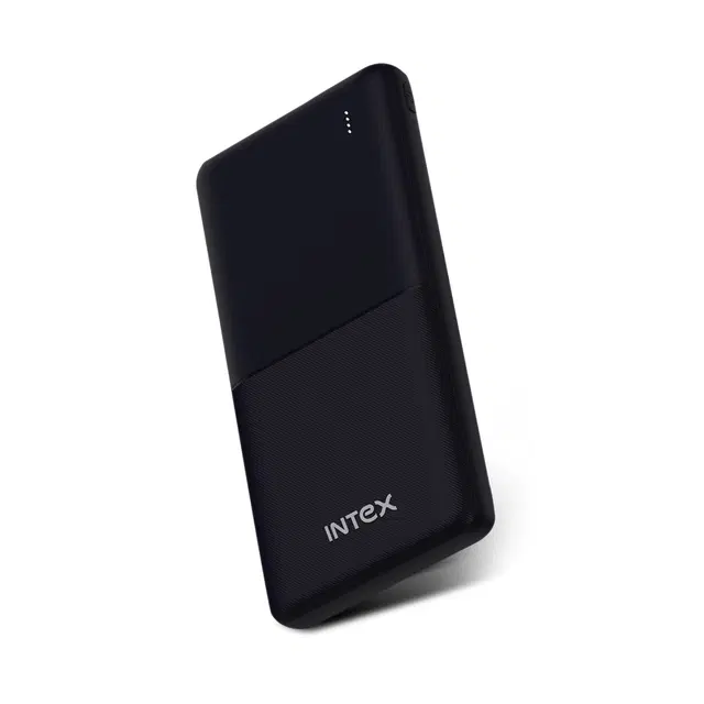 Intex Strong Neo Qcpd 10000mAh Power Bank With 22.5w Fast Charging, Type-C Pd Input/Output, Dual Usb Output, Led Indicators, Advanced Protection, Portable Power Bank For Smartphones & Tablets (Black)