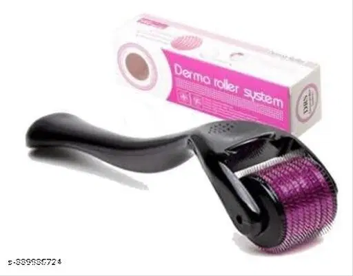Derma Roller with 540 Titanium Alloy Micro Needles, Multicolor