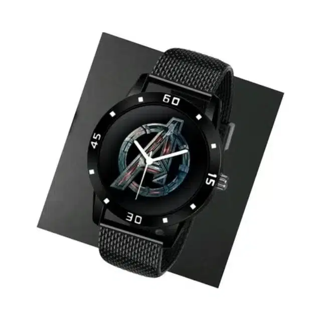 Analog Watch for Men (Black)