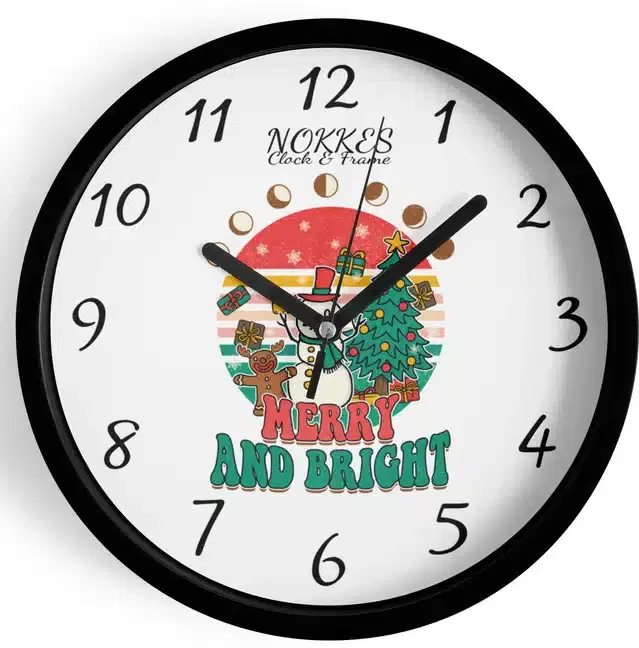 Christmas Analog Watch for Home, Multicolor, 7 Inches