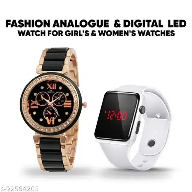 Analog Watch for Women (Multicolor)