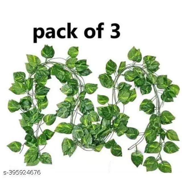 Plastic Artificial Flower, Multicolor, Pack of 3