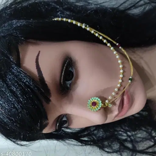 Chic Nose Pins for Women (Multicolor, Free Size)
