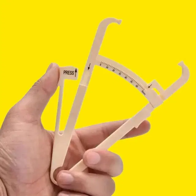 Lightweight Eco-Friendly Body Fat Measuring Caliper, Multicolor, Pack of 1