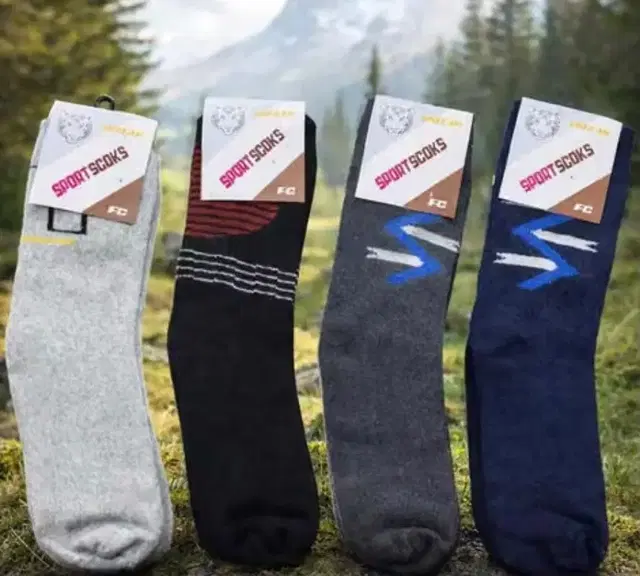 Polyblend Socks for Men, Multicolour, Pack of 3 (Multicolour, Free Size)