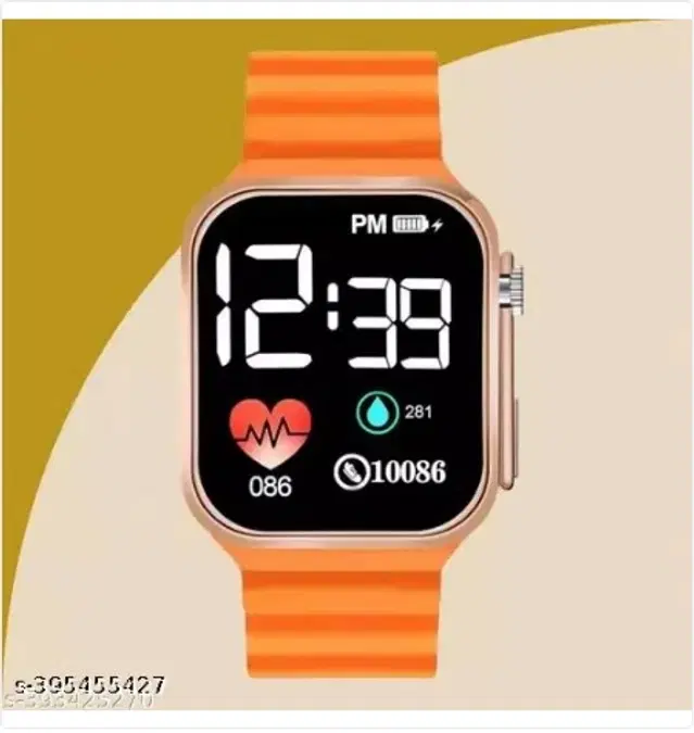 Smartwatch for Men & Women, Orange
