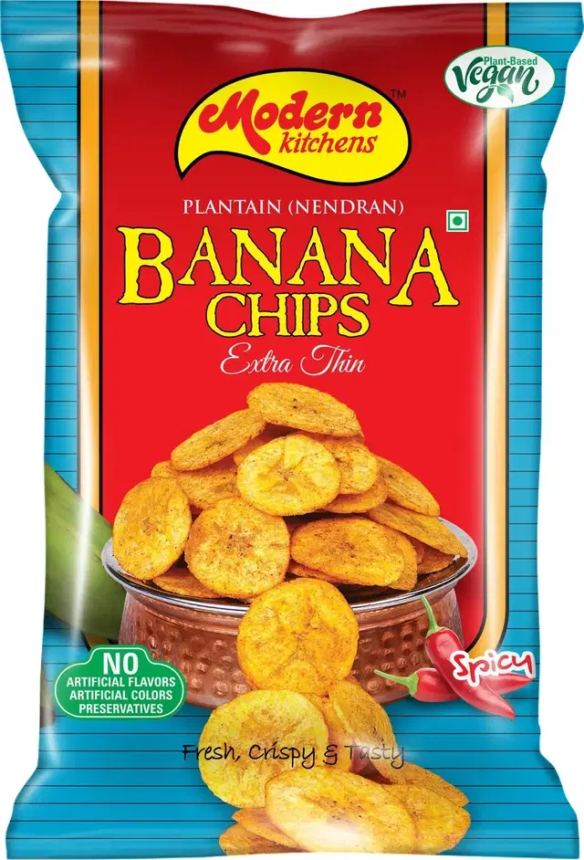 Modern Kitchens Banana Chips Spicy 70 g