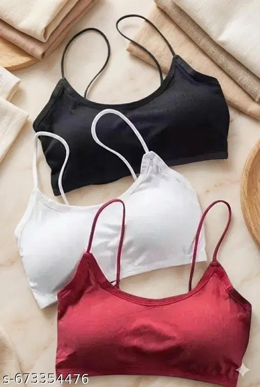 Everyday Bandeau Bra for Women, Pack of 2 (Multicolor, 32A)