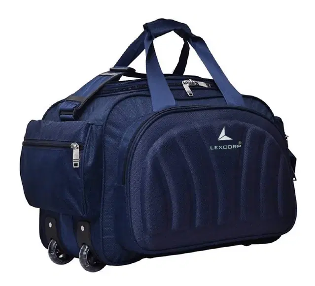 Polyester Duffel Bag, Blue, 60 L