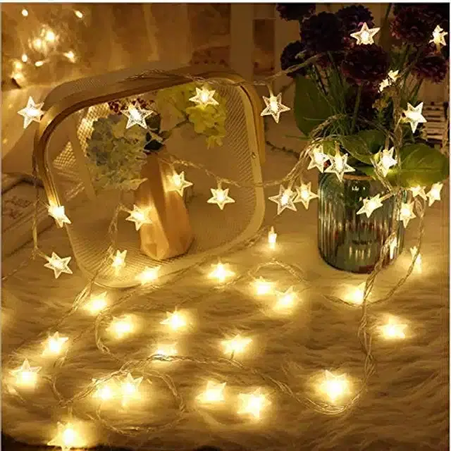 Stars LED String Lights for Festive Decoration, Multicolor, Set of 1