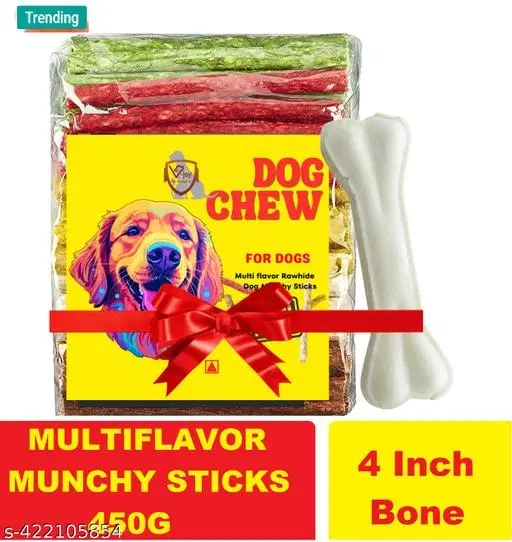 Munchy  Mix Flavours Sticks For Dogs ,450 gm , (Pack Of 1)