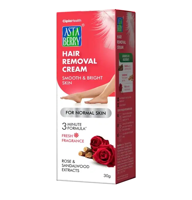 Astaberry Hair Removal Cream For Normal Skin 30 g