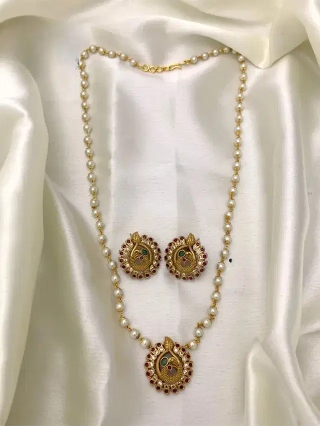 Fashion Jewellery Set for Women (Copper, Free Size)