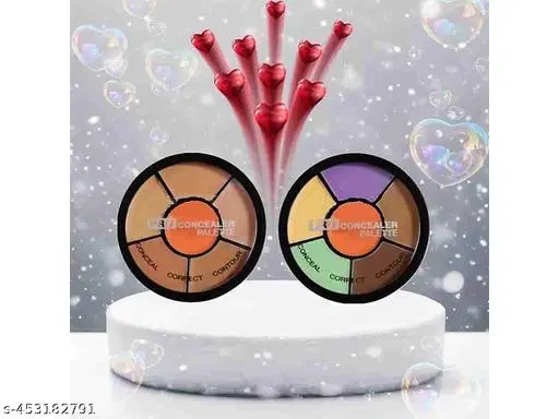 6-in-1 Colors Corrector Palette, Multicolor, Pack of 2