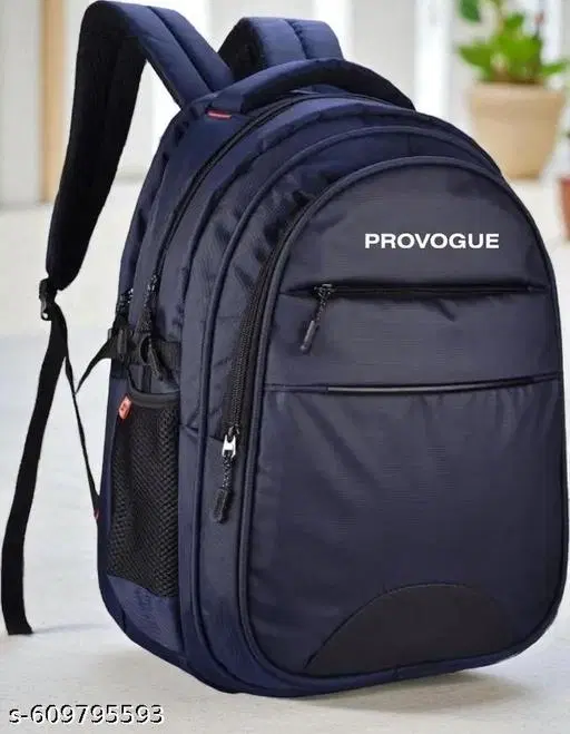 Polyester Backpack for Men & Women, Blue