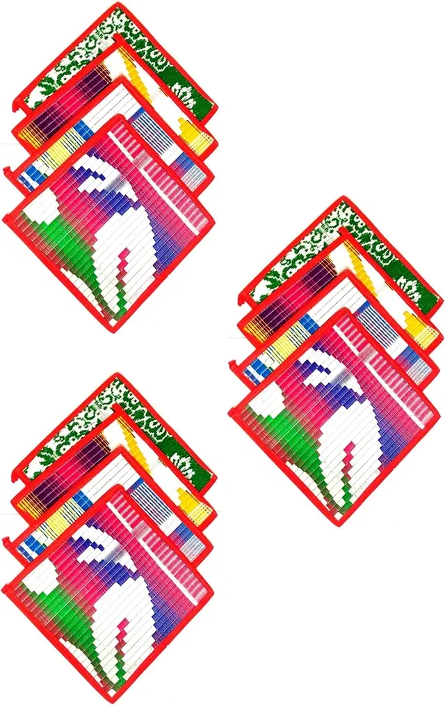 Nylon Floor Mat, Multicolor, 16x18 inches, Pack of 12