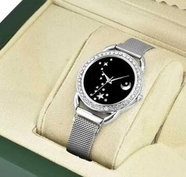 Analog Watch For Womens (Silver) (WS-232)