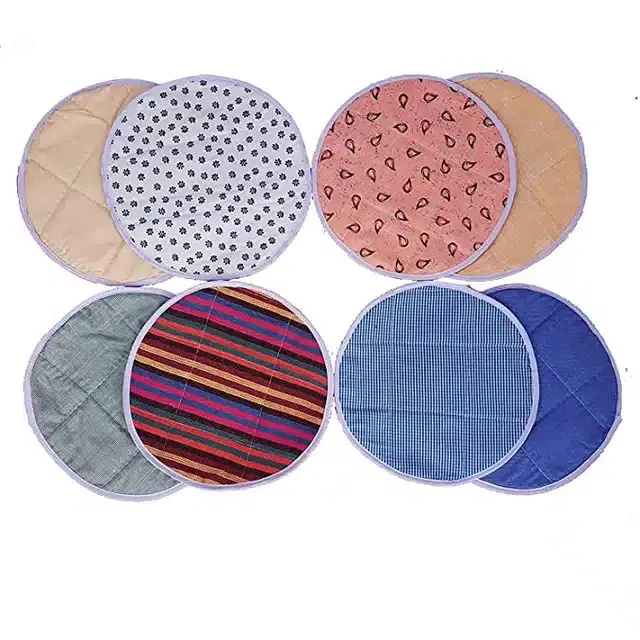 Cotton Washable Roti Rumals, Assorted, Pack of 2
